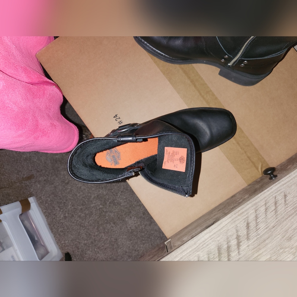 Harley boots size 13 black